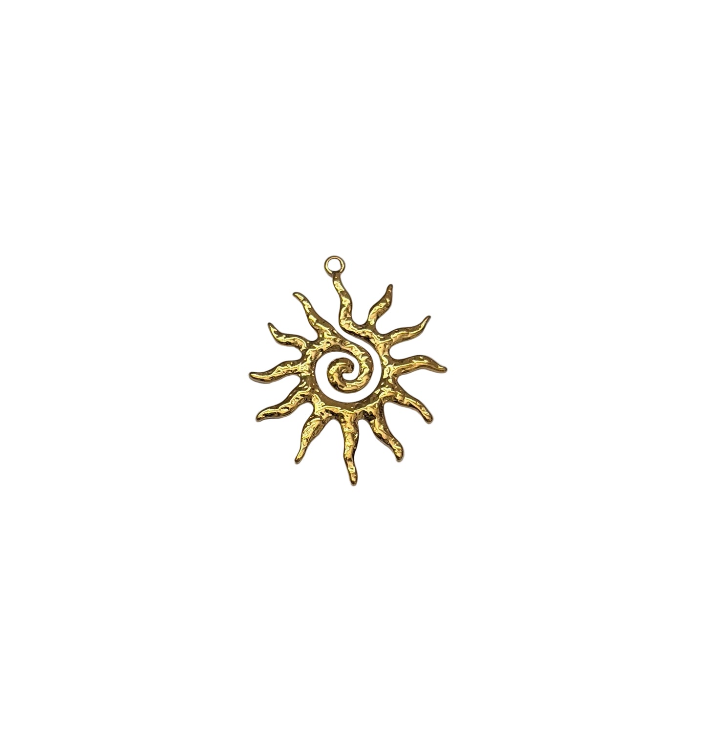 Spiral Sun Charm