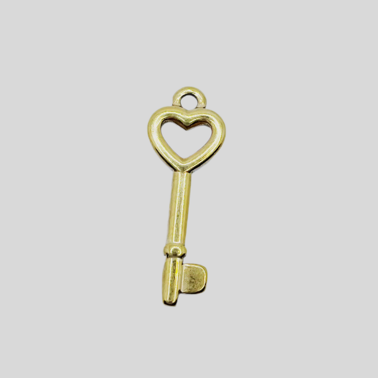 Heart Key Charm