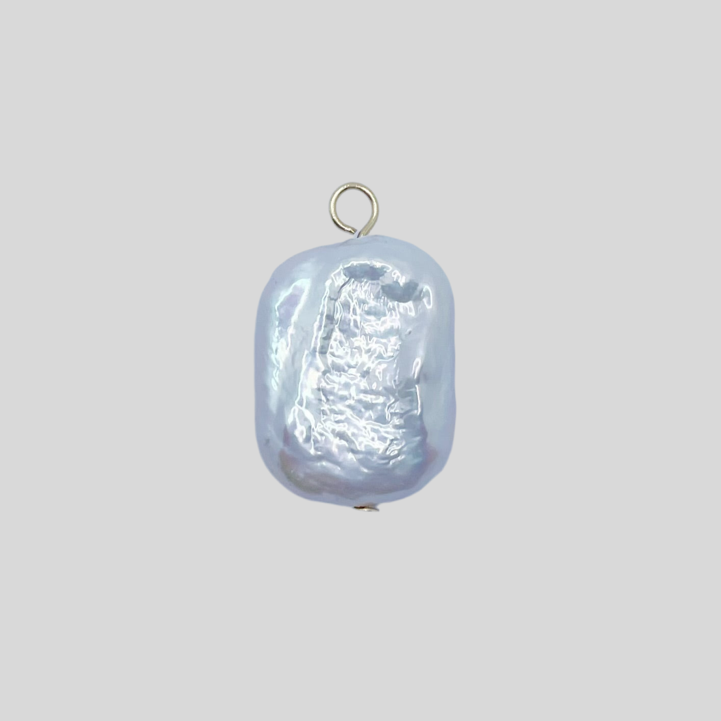 Rectangle Pearl Charm