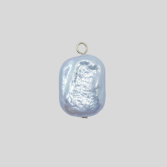 Rectangle Pearl Charm