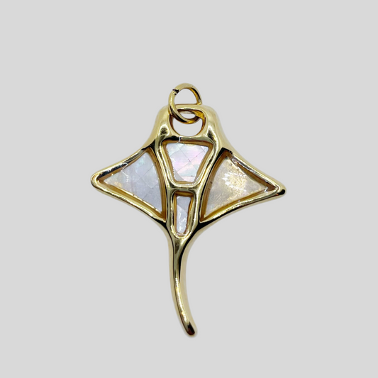 White Stingray Charm