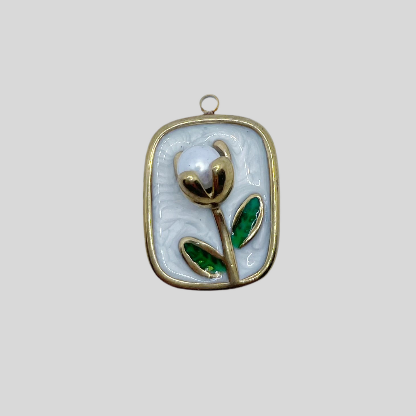 Enamel Flower Charm