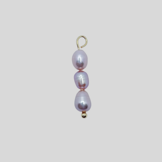 Purple Pearl Charm