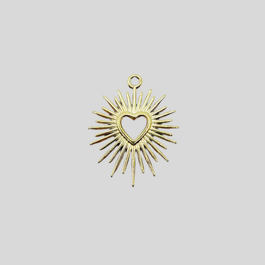 Radiant Heart Charm