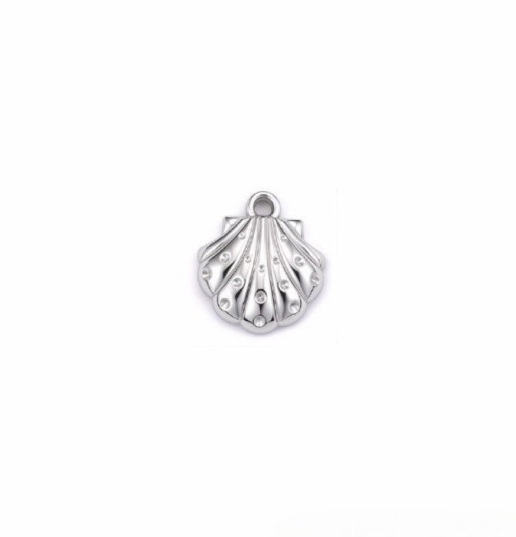 Silver Shell Charm